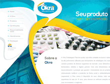 Tablet Screenshot of okra.com.br